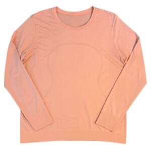 Lululemon Women’s Swiftly Breathe Breeze Relaxed Long Sleeve Coral Size 14